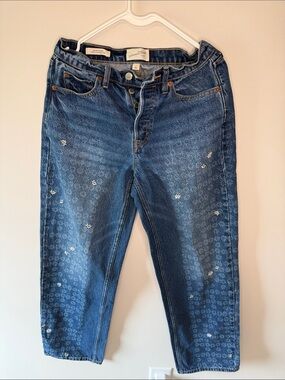 Universal Thread Dark Blue Denim Jeans with Copper Stitching